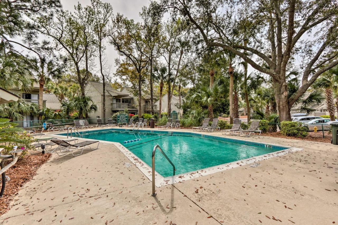 Modern Hilton Head Retreat Walk To Beach And Golf! Hilton Head Island Eksteriør bilde