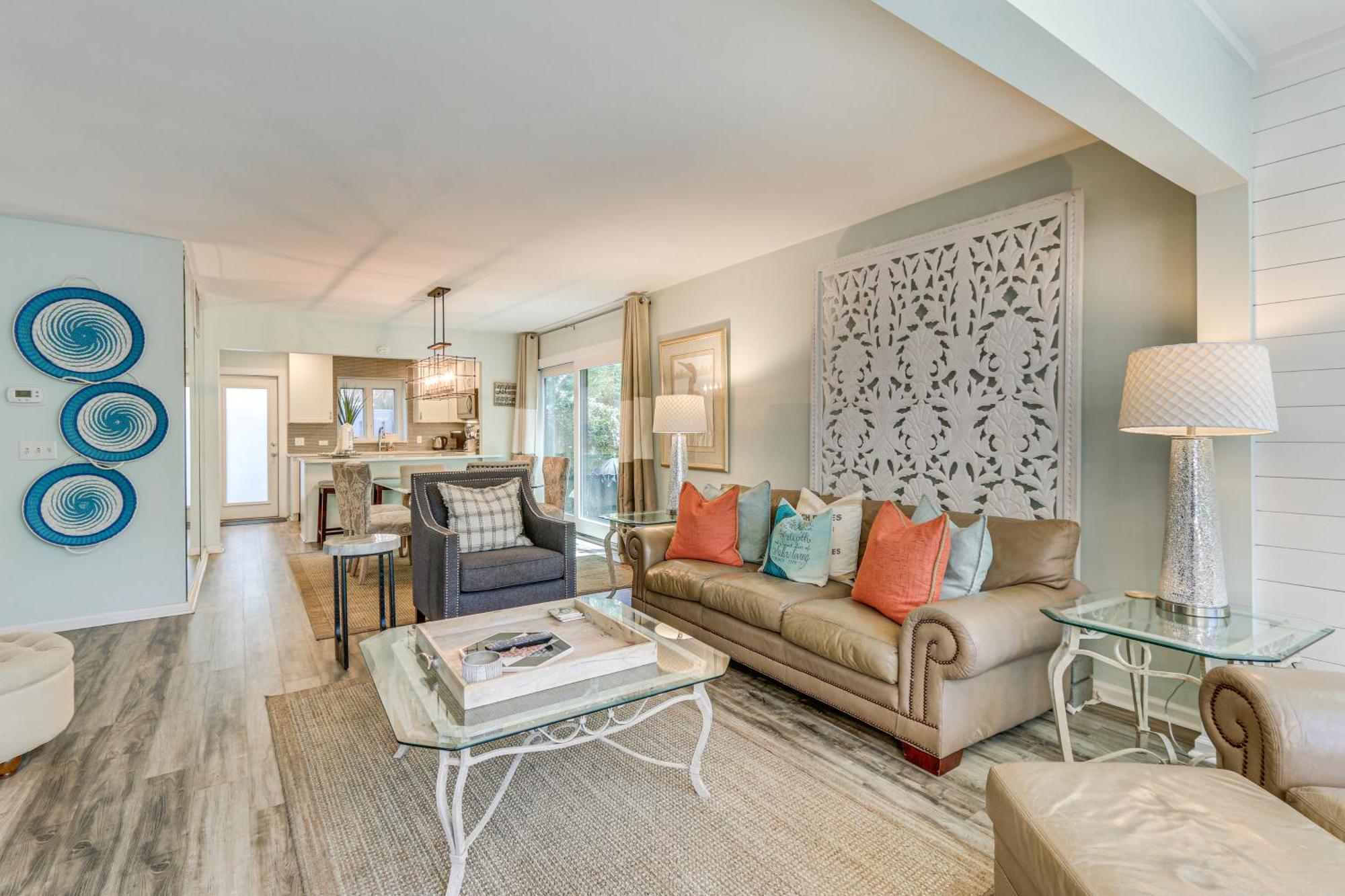 Modern Hilton Head Retreat Walk To Beach And Golf! Hilton Head Island Eksteriør bilde