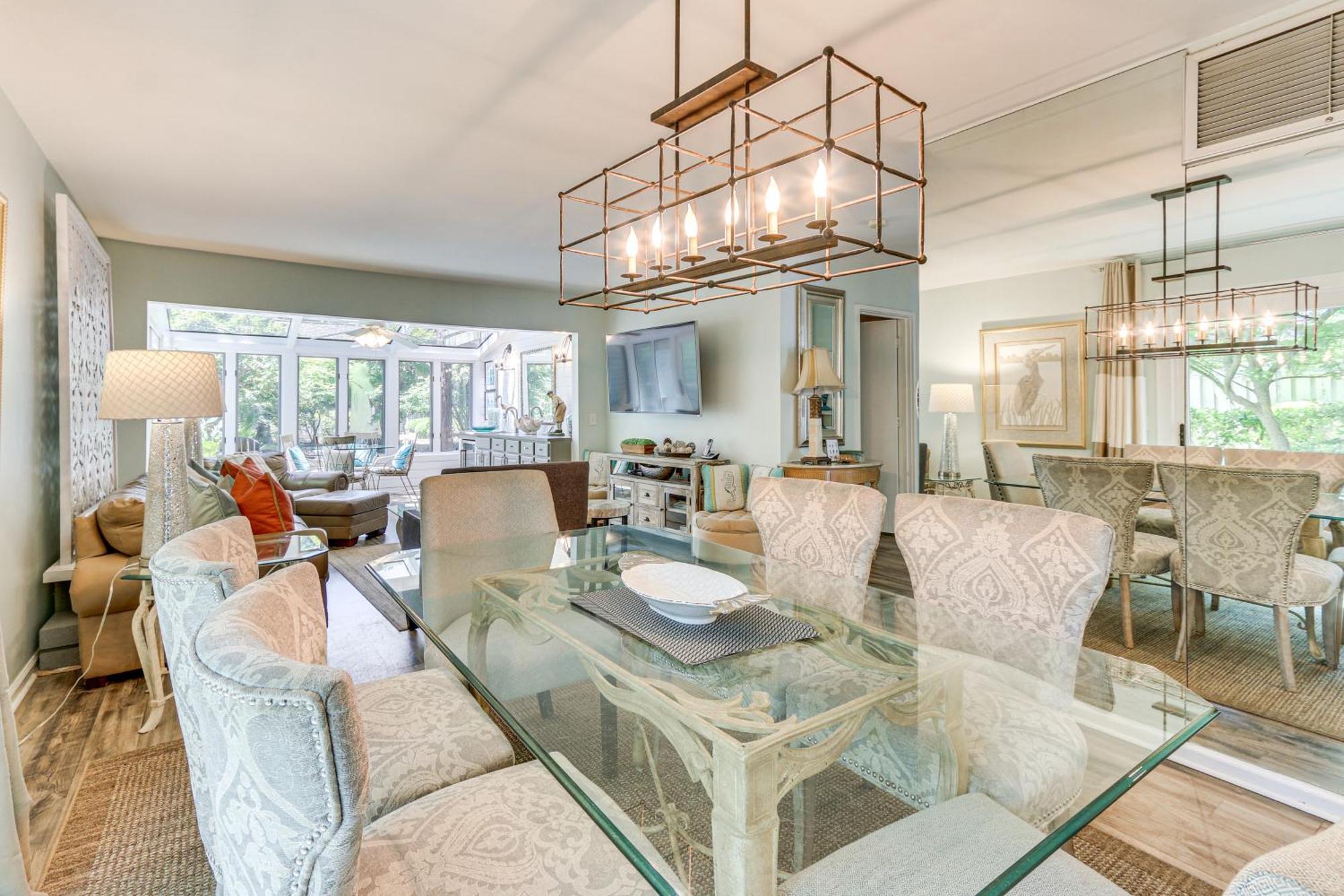 Modern Hilton Head Retreat Walk To Beach And Golf! Hilton Head Island Eksteriør bilde