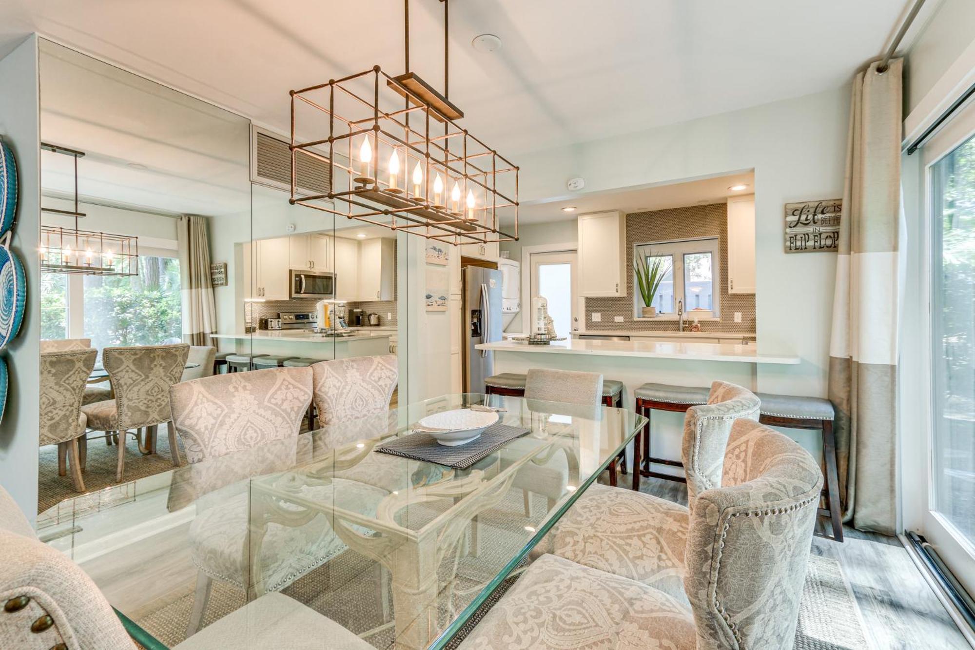 Modern Hilton Head Retreat Walk To Beach And Golf! Hilton Head Island Eksteriør bilde
