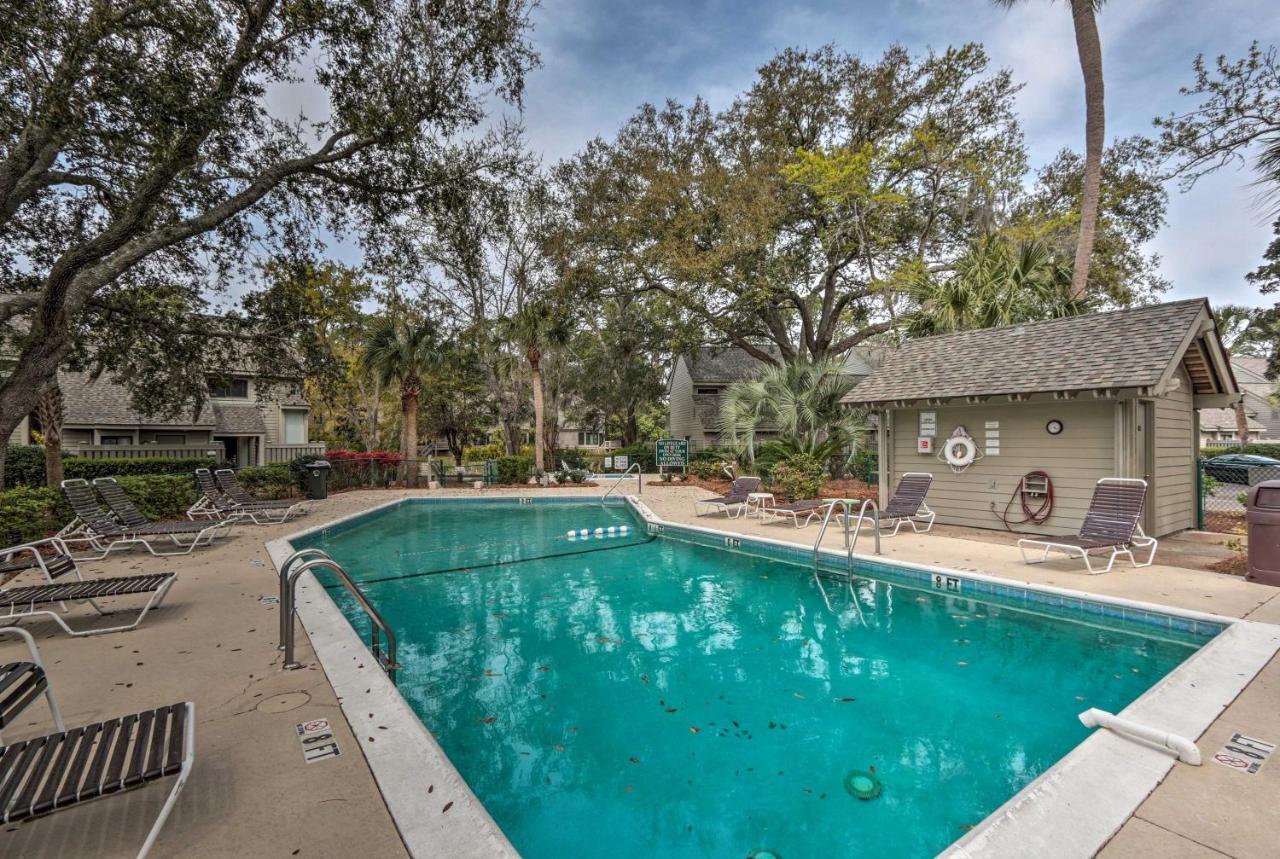 Modern Hilton Head Retreat Walk To Beach And Golf! Hilton Head Island Eksteriør bilde